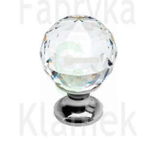 CRYSTAL CR 20 mm gałka meblowa z kryształem Swarovski®