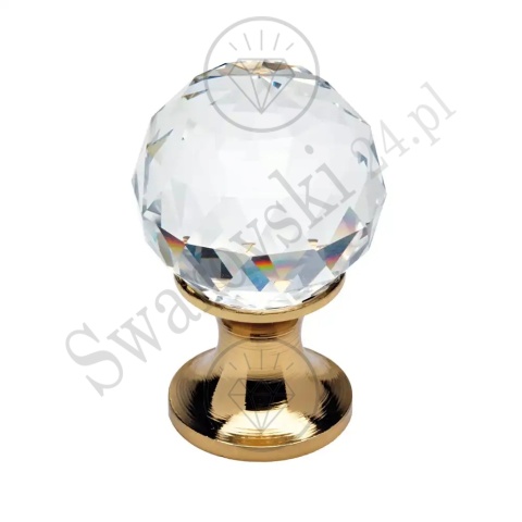 CRYSTAL OZ 40 mm gałka meblowa z kryształem Swarovski®