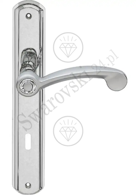 Klamka Cosmic 1335PL z otworem na klucz CS - chromowana matowa