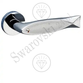 Klamka Fish Crystal 023 CS - chromowana matowa